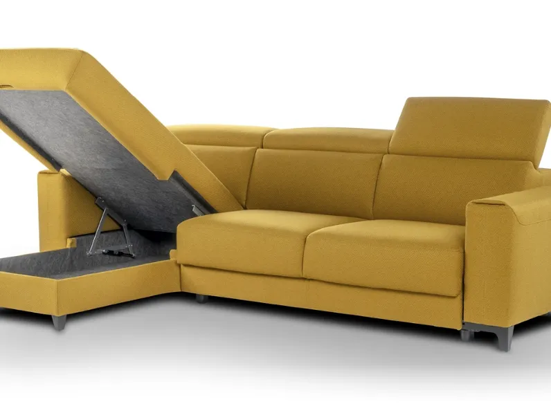 Divano Letto con penisola Oplà di Calia