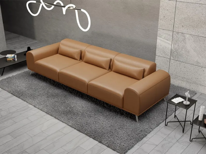 Divano in pelle Orlando de I Divani Doc
