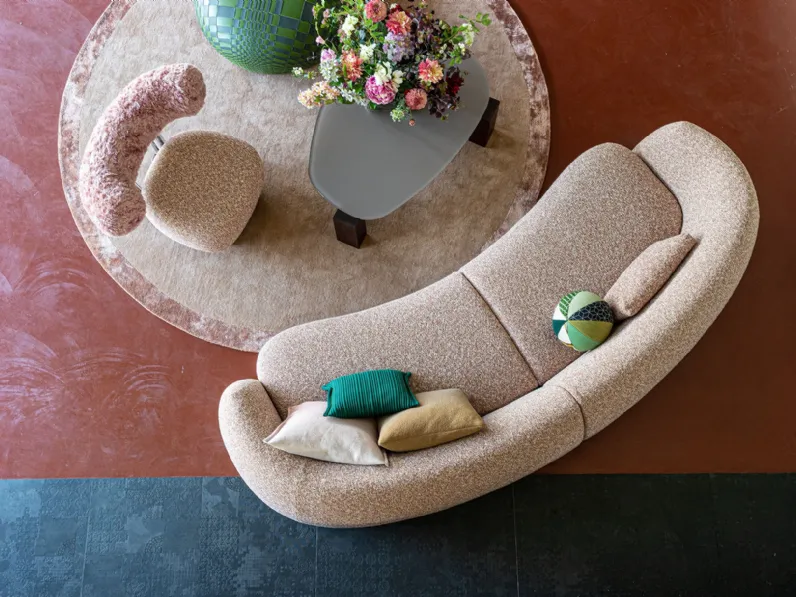 Divano lineare Pacific di Moroso