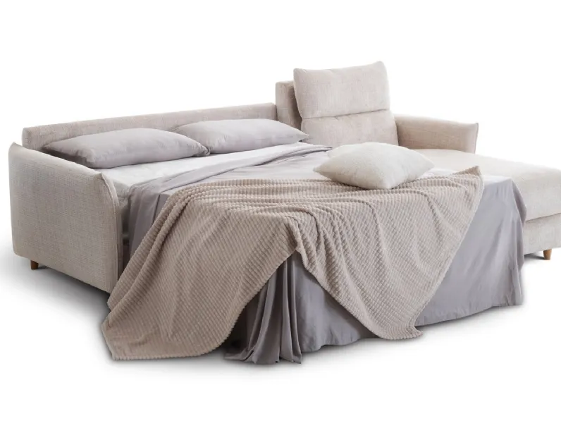 Divano letto Penny con penisola di Aerre