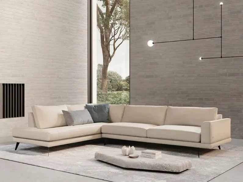 Divano angolare Philip 77|92 di Doimo Salotti