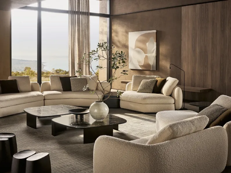 Divano angolare Saint-Germain di Poliform