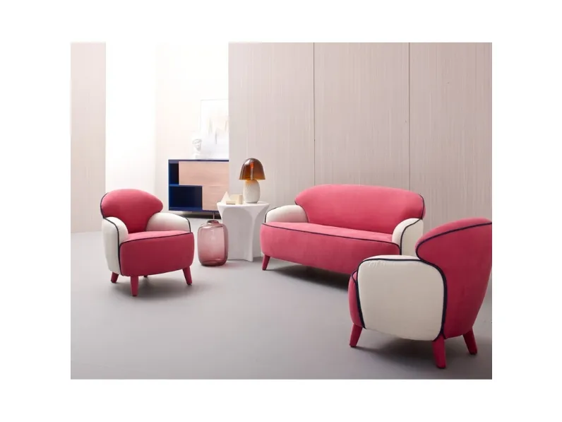 Salotto in tessuto imbottito Polpetta di Estel