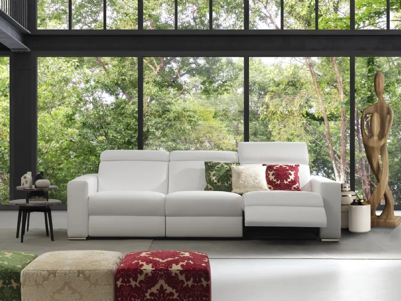 Divano relax lineare Portofino di GR Salotti