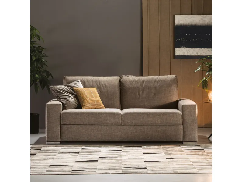 Divano Letto lineare in tessuto Infinito di Respace