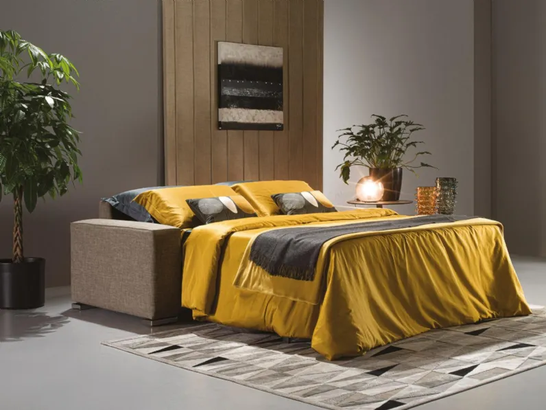 Divano Letto lineare in tessuto Infinito di Respace