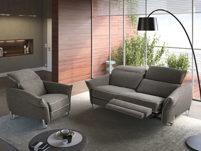 Divano relax lineare Girò di Rigosalotti