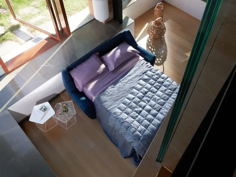 Divano Letto matrimoniale in tessuto Rock di Vitarelax