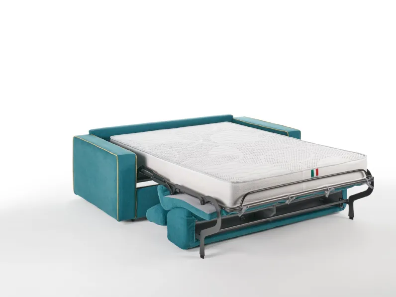 Divano Letto matrimoniale in tessuto Dakar di Salvetti