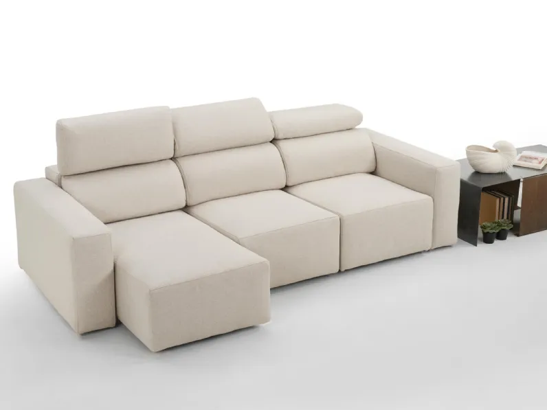 Divano con penisola Lima di Salvetti