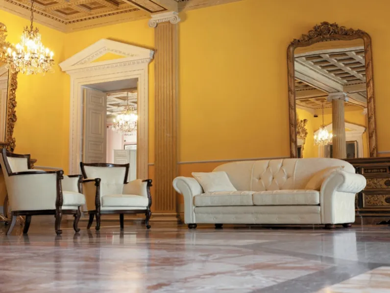 Salotto classico Sirius di Pandolfi divani