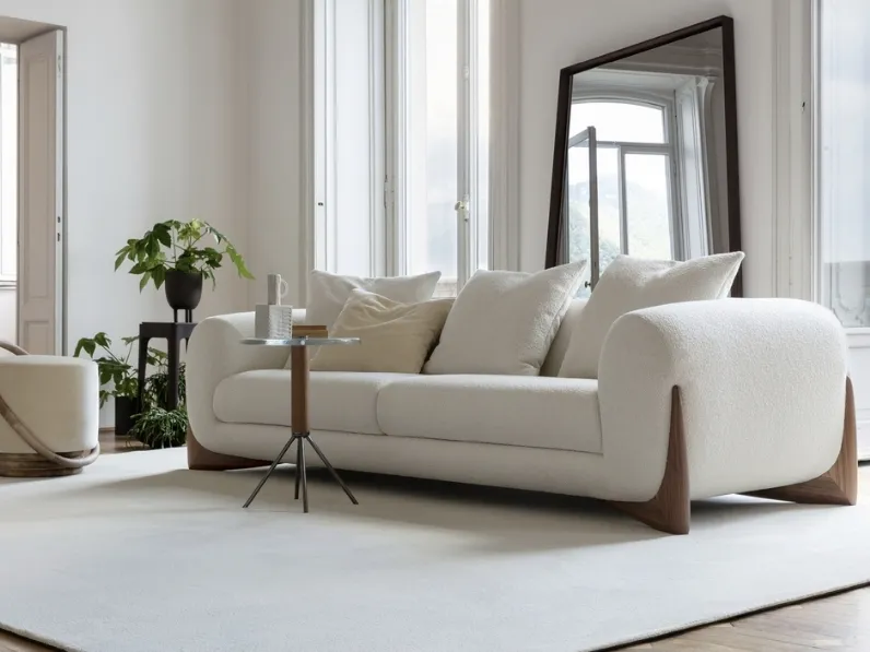 Divano lineare Softbay di Porada