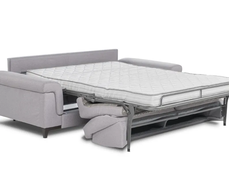 Divano Letto lineare in tessuto Sole di Calia