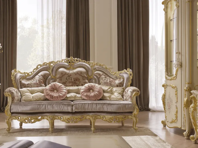 Divano lineare classico Sophia di Ghezzani