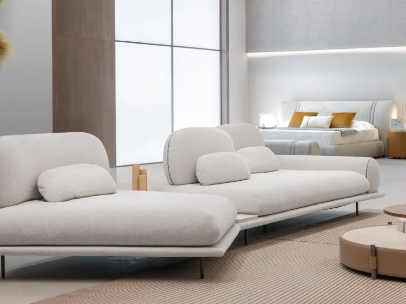 Divano in tessuto Sospiro di Max Divani