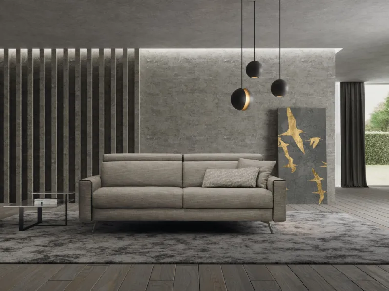 Divano lineare Square di Rizzetto