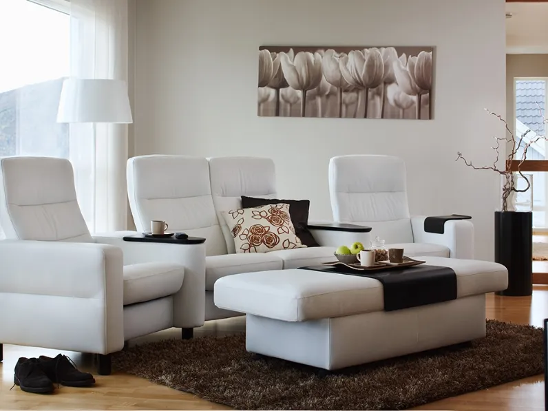 Divan in pelle Wave di Stressless