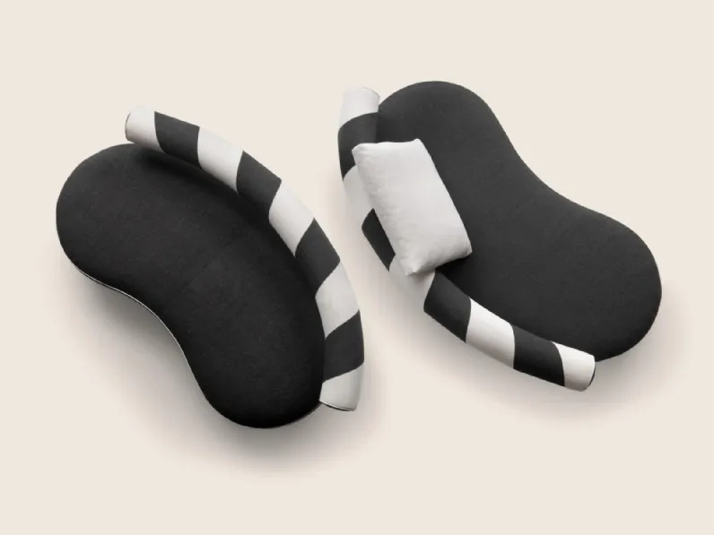 Divano lineare Supermax di Flexform