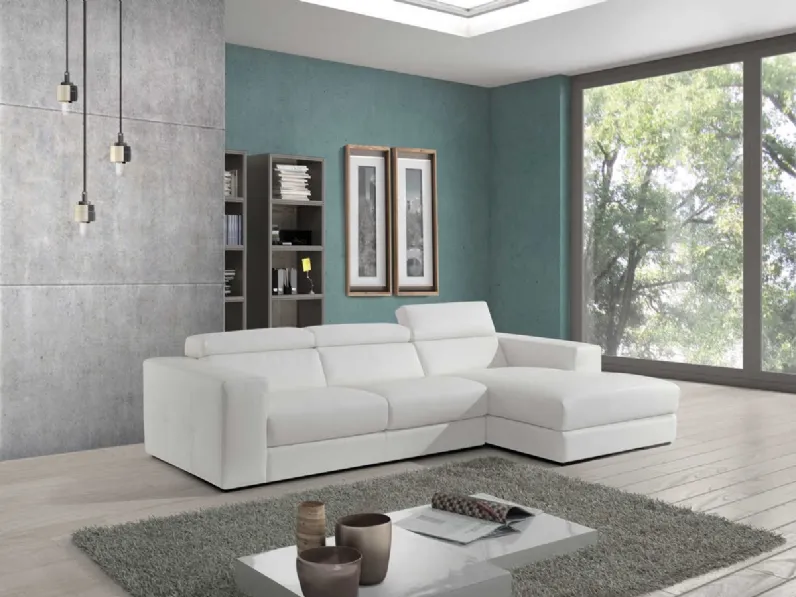 Divano con penisola Miami di Tancredi salotti