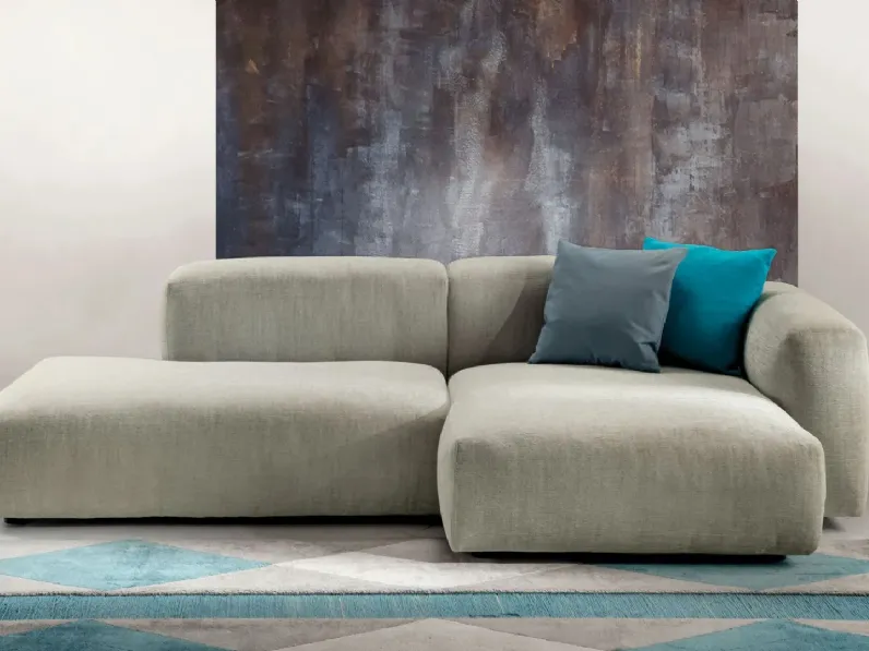 Divano con penisola Tender di Divanidea