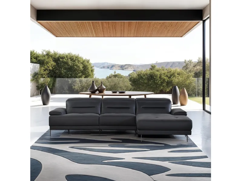 Divano con penisola Tokyo di Bruma