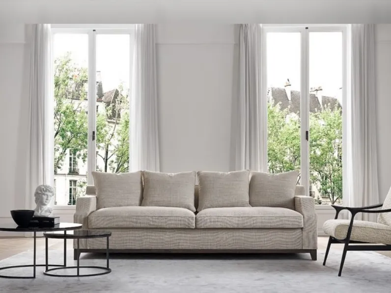 Divano letto in tessuto Moritz di Tosconova