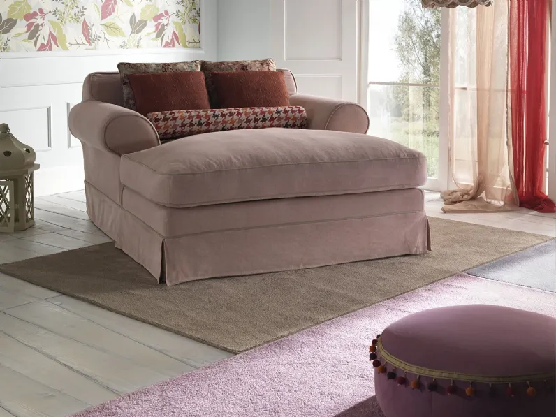 Divano in tessuto imbottito Citronella di TreCi Salotti