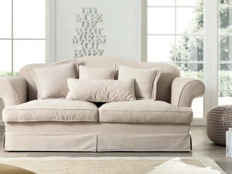 Divano lineare Tulipano di TreCi Salotti