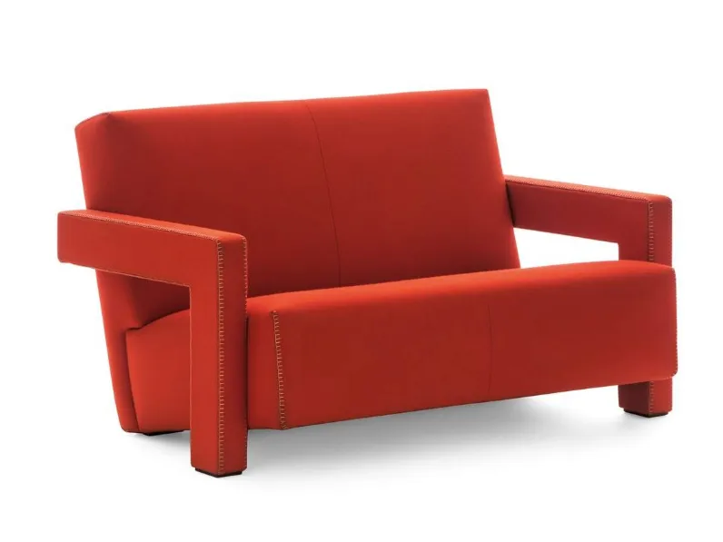 Divano lineare con seduta comoda e profonda Ultrecht in tessuto di Cassina