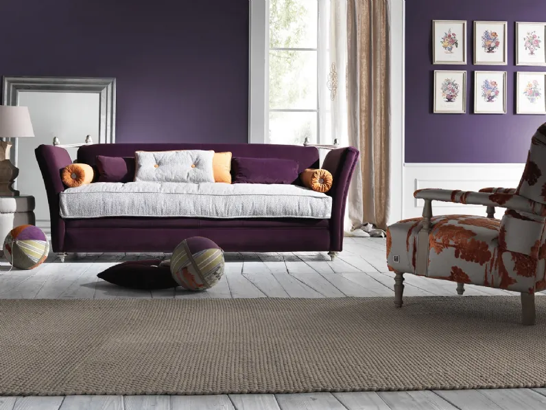 Divano lineare Vaniglia di TreCi Salotti