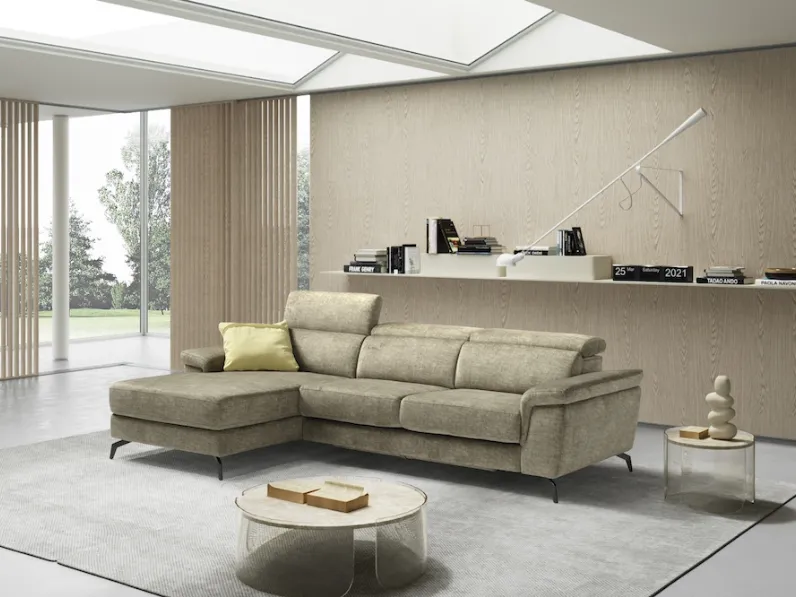 Divano con penisola Venezia di Sofangel