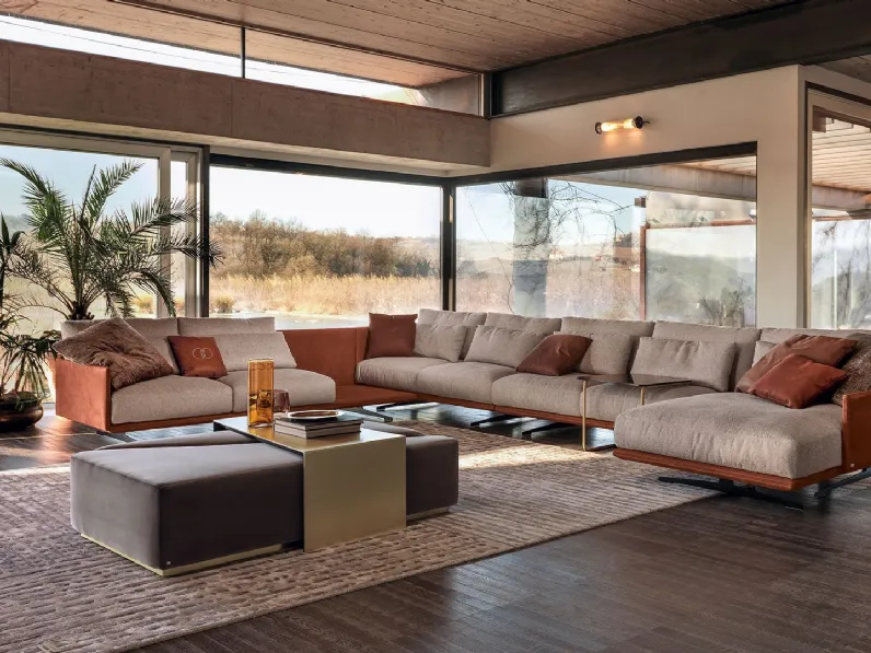 Salotto angolare con penisola Ventura di Daytona Home