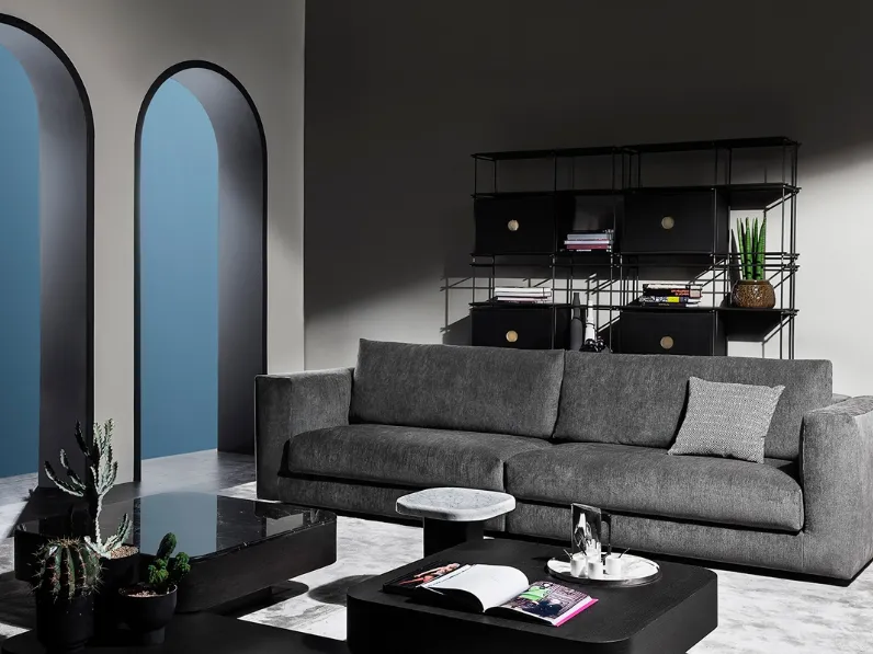 Divano lineare Evo di Vibieffe