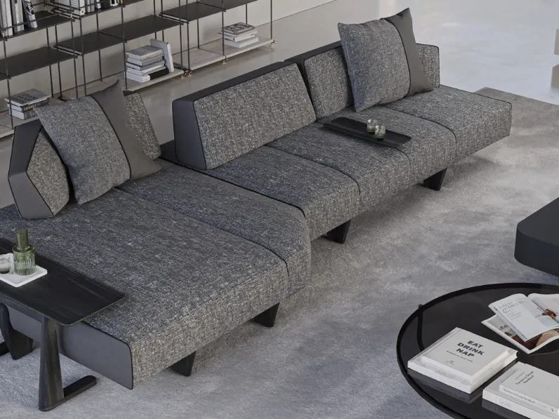 Divano Lane con penisola di Vibieffe