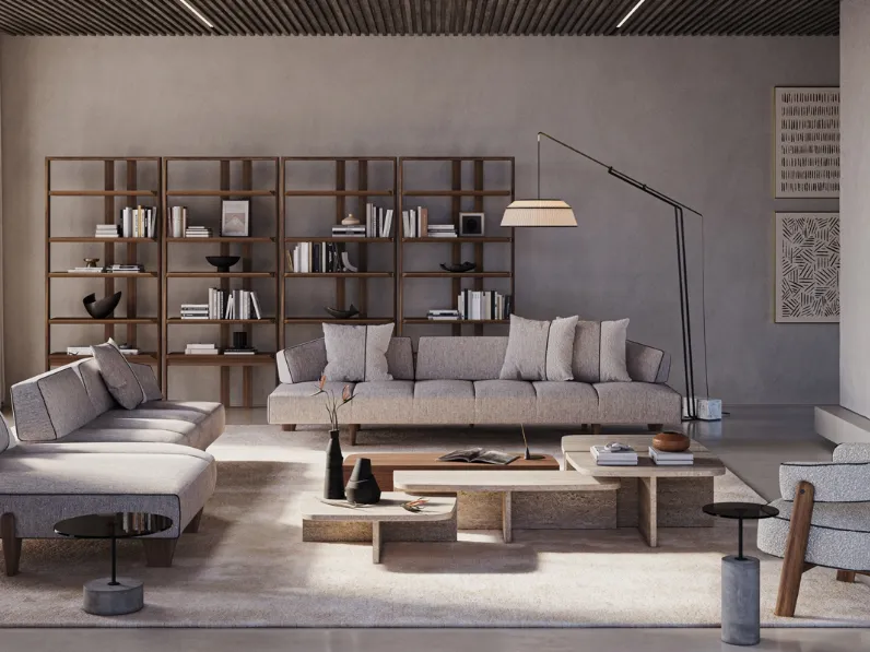 Divano Lane con penisola di Vibieffe