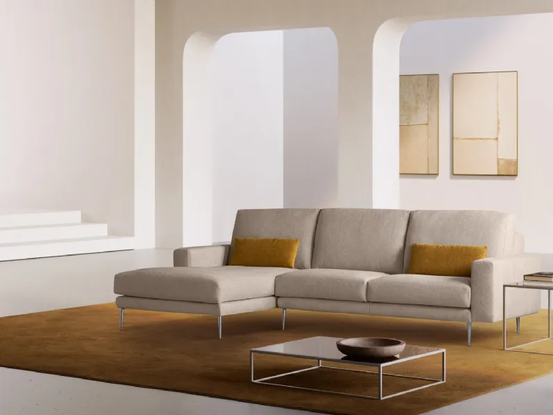 Divano con penisola Vittoria di Aerre