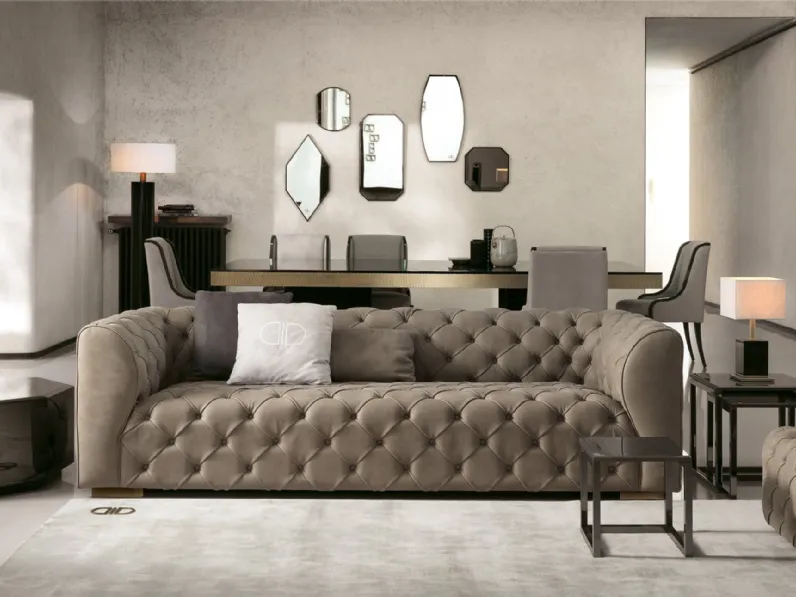 Divano trapuntato Vogue di Daytona Home