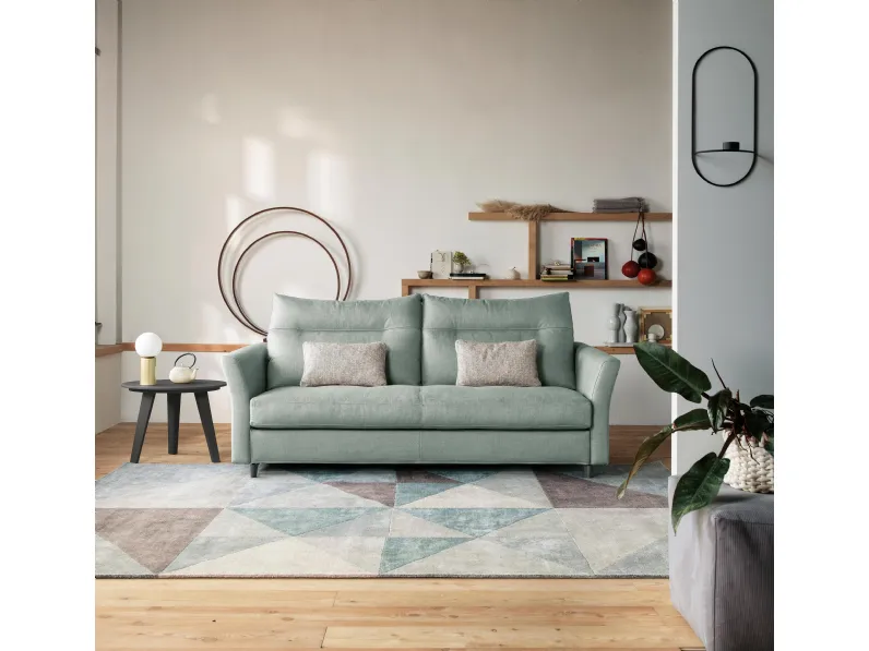 Divano letto lineare York di Spagnol Salotti