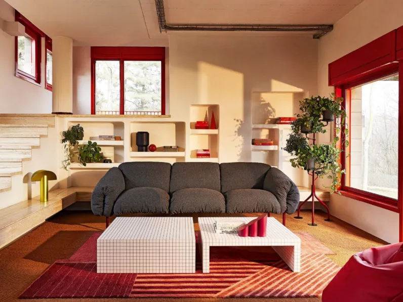 Divano lineare Za:Za di Zanotta