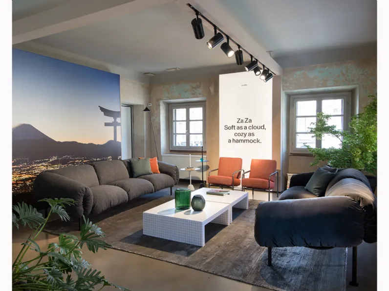 Divano lineare Za:Za di Zanotta