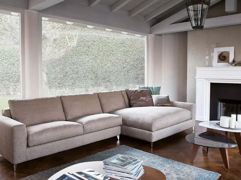 Divano con penisola Zone Comfort di Vibieffe