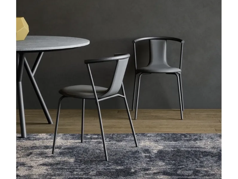 Sedia Agel Cuoio di Novamobili