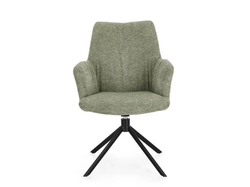 Sedia Alexander in tessuto imbottito di Bizzotto