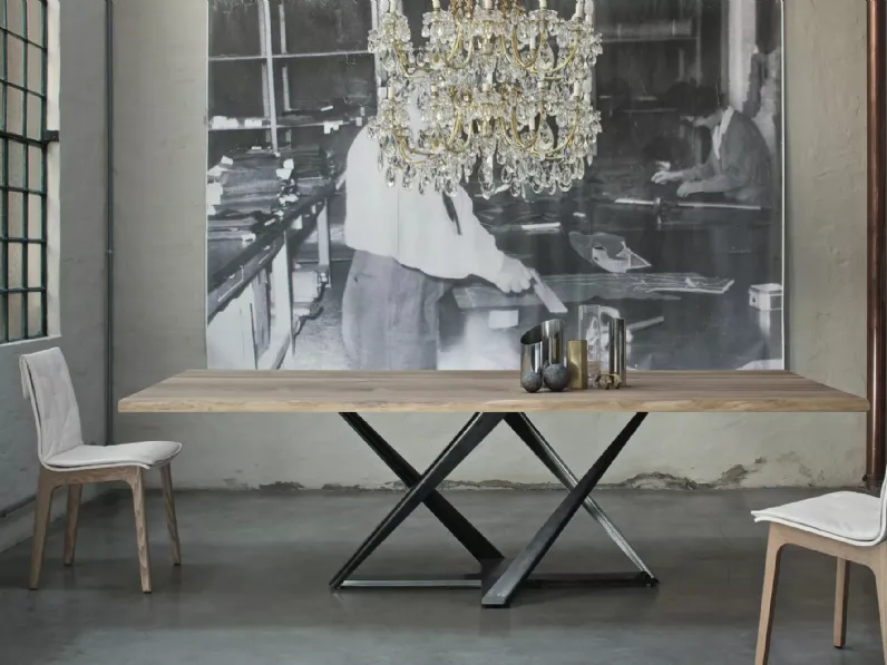 Sedia Alfa in legno massello e laccato di Bontempi