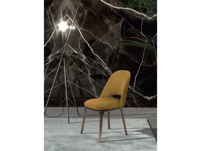 Sedia Ambra in vellutino di Abitare Interior