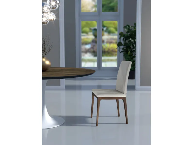 Sedia Andy in velluto di Abitare Interior