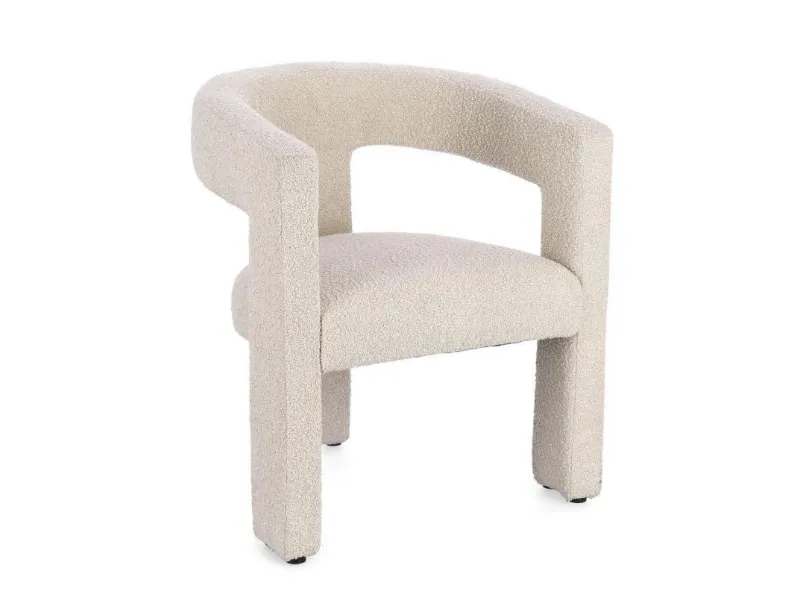 Sedia Arabella in tessuto di Bizzotto