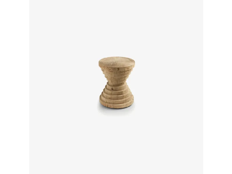 Sgabello Astrati in legno massello di Cedro profumato di Riva1920