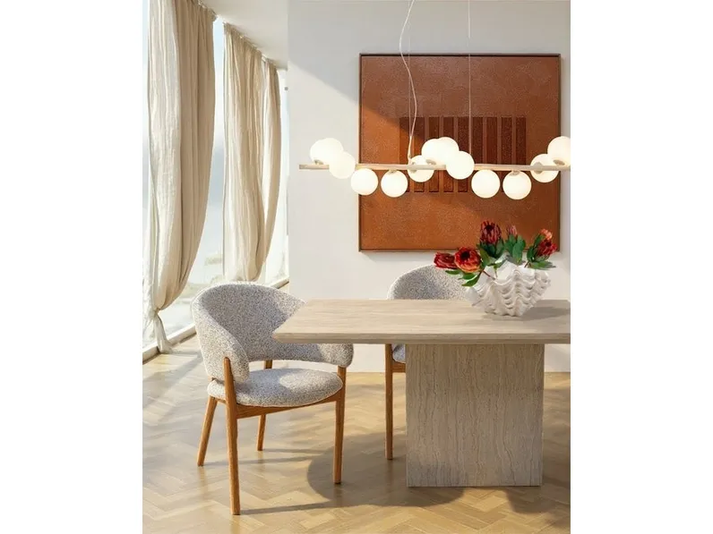 Sedia imbottita August di Kare Design