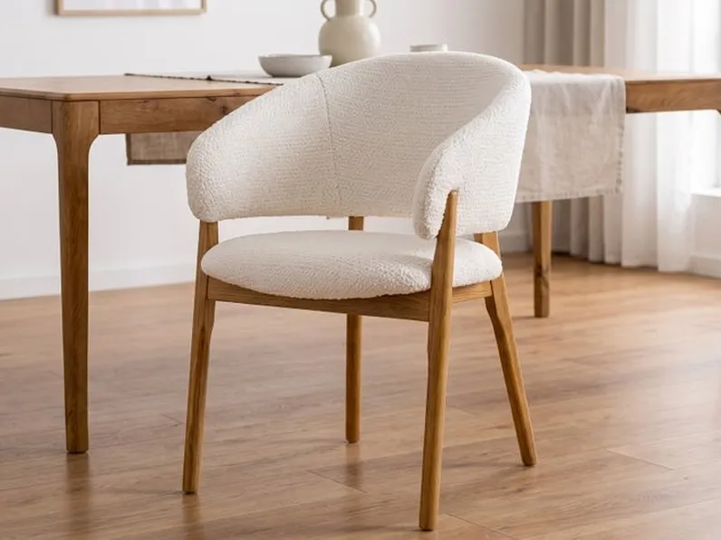 Sedia imbottita August di Kare Design
